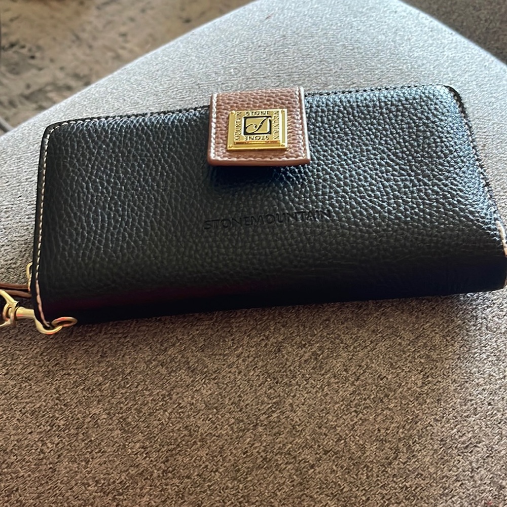 Black clutch wallet